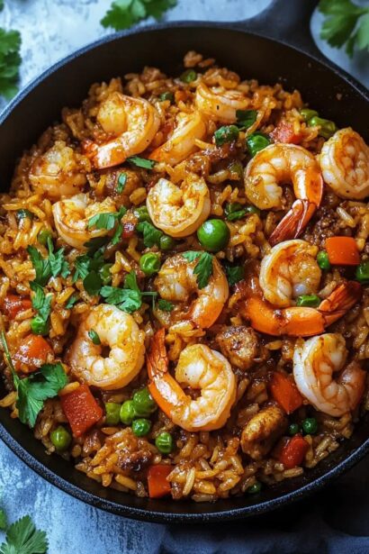 Ultimate Savory Shrimp Dirty Rice Skillet for Delicious Meals