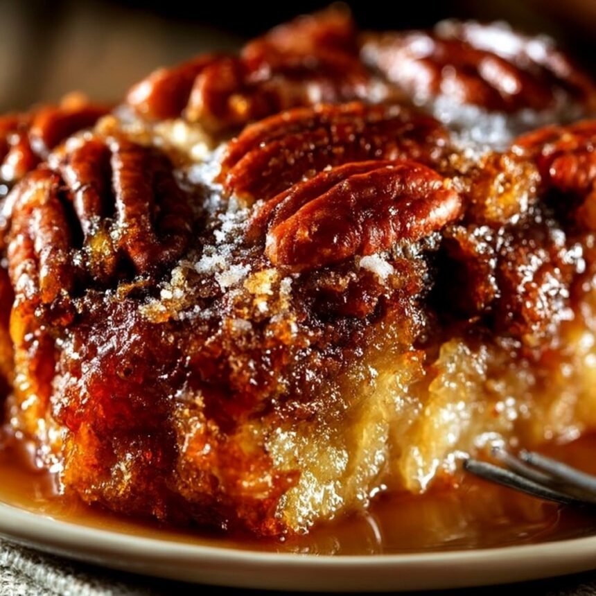 Ultimate Southern Pecan Pie Dump Cake – Easy Gooey Butter Pecan Dessert Recipe