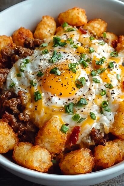Ultimate Tater Tot Breakfast Bowl