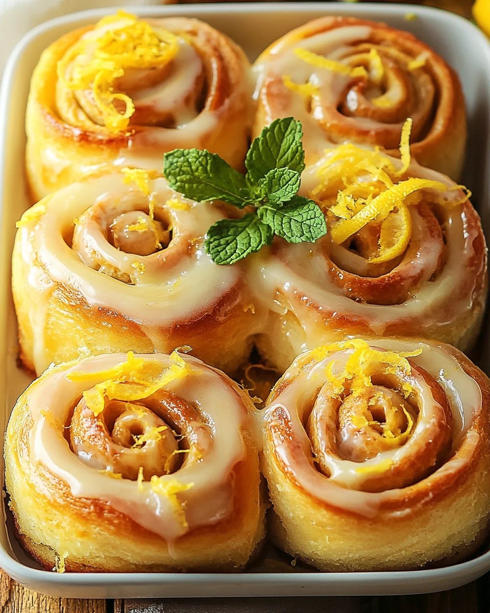 Vegan Lemon Sweet Rolls: The Perfect Delightful Treat
