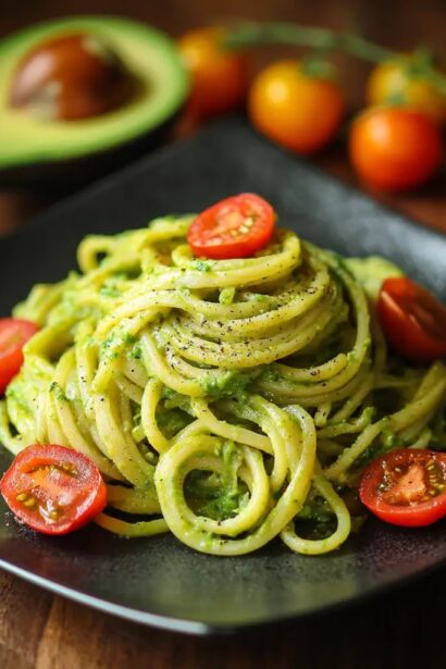 Avocado Pesto Pasta