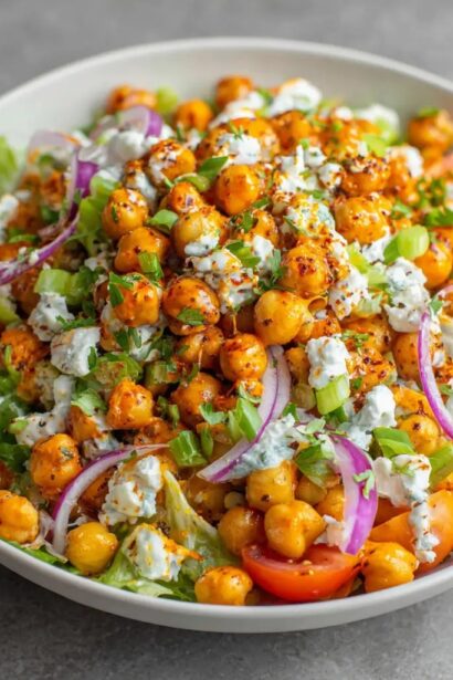 Buffalo Chickpea Salad