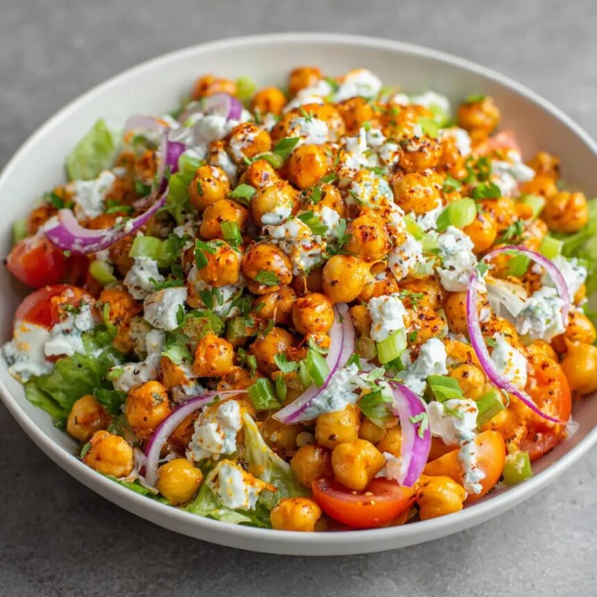 Buffalo Chickpea Salad