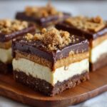 Chocolate Cookie Butter Cheesecake Bars