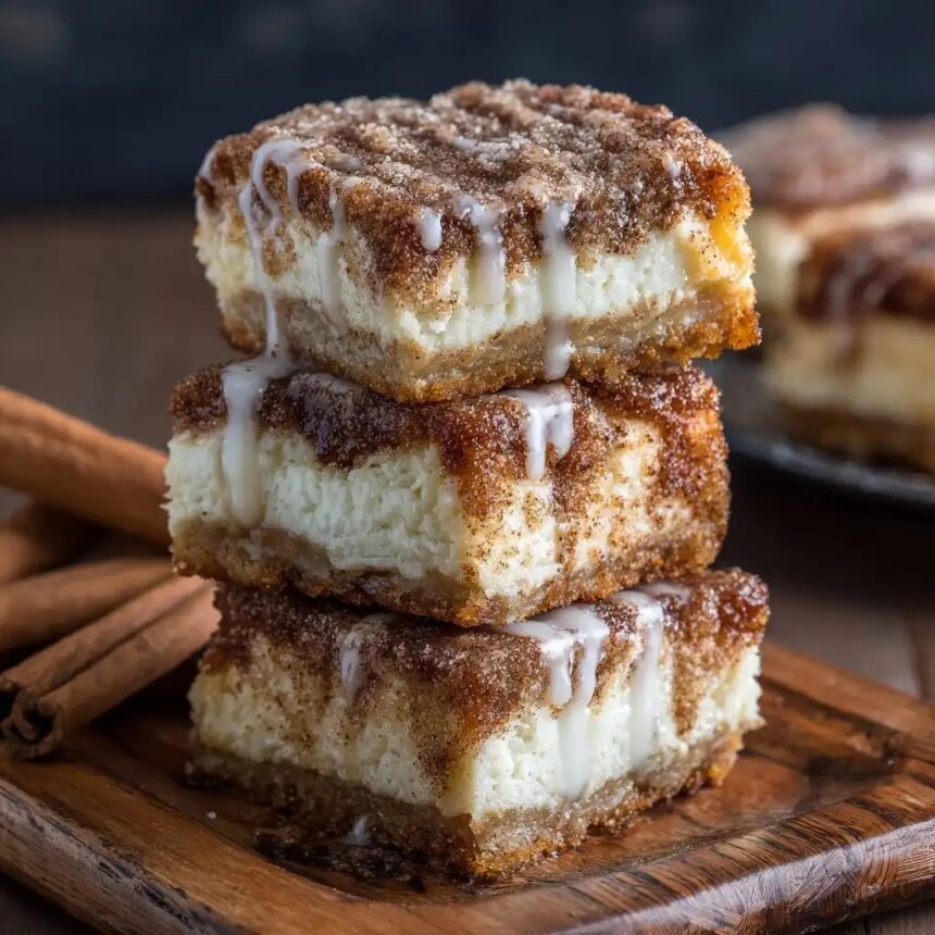 Churro Cheesecake Bars
