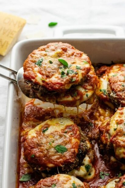 Classic Eggplant Parmesan - foodnibble.com