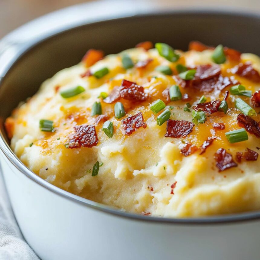 Creamy Loaded Mashed Potatoes Recipe