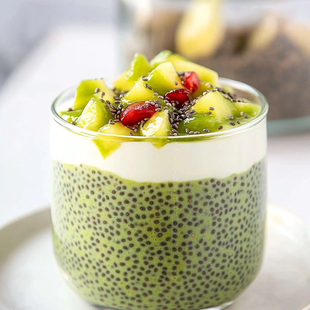 Creamy Matcha Chia Pudding Recipe – Delicious & Nutritious