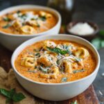 Creamy Tomato Tortellini Soup