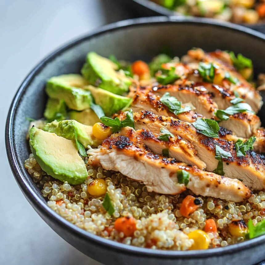 Delicious Chicken Quinoa Boal Recipe