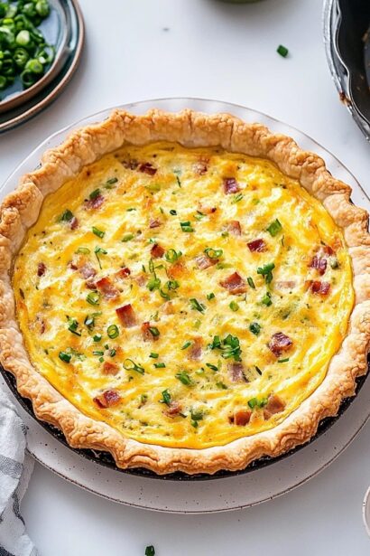 Delicious Cottage Cheese Quiche Recipe for Brunch