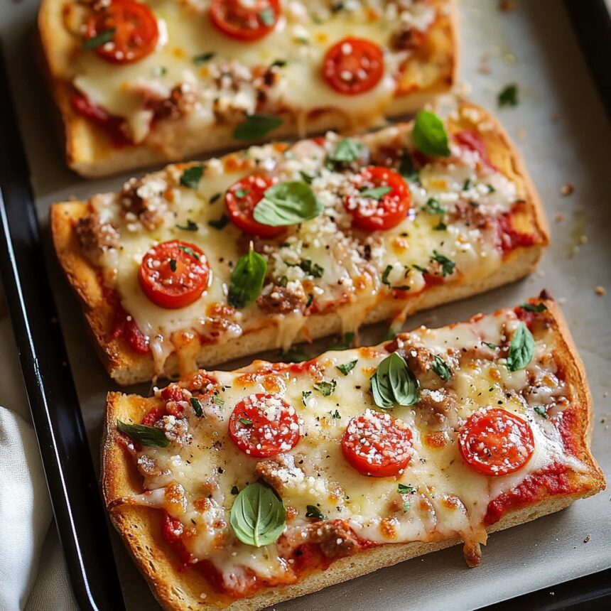 Easy French Bread Pizza Recipe