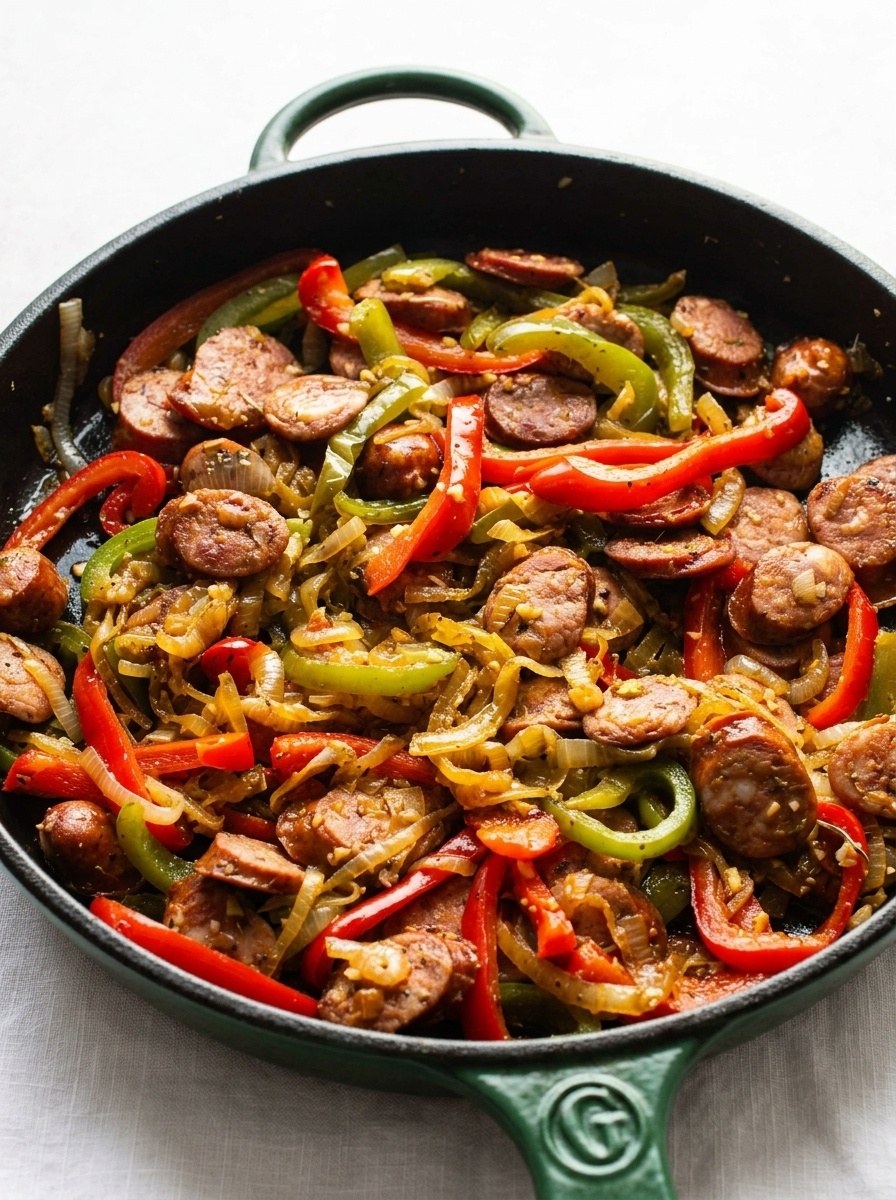 Easy Sausage and Peppers Recipe for Busy Weeknights Dinner - foodnibble.com