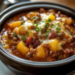 Easy Slow Cooker Cowboy Casserole Recipe