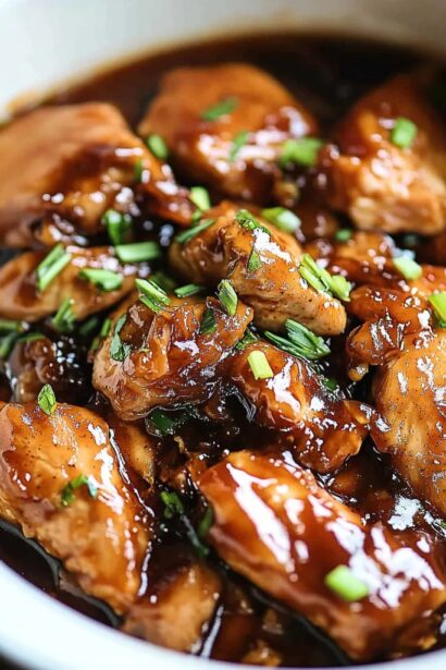 Easy Slow Cooker Honey Garlic Chicken Recipe