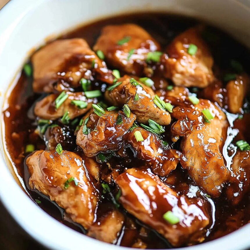 Easy Slow Cooker Honey Garlic Chicken Recipe