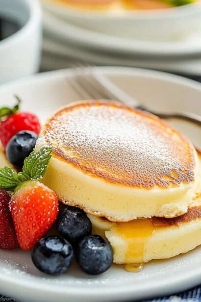 Fluffy Japanese Soufflé Pancakes Recipe