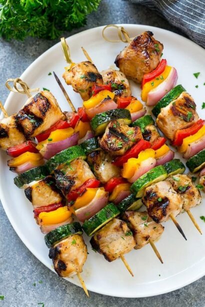 Grilled Chicken Kabobs Recipe: Juicy Honey Garlic Skewers in 30 Minutes - foodnibble.com