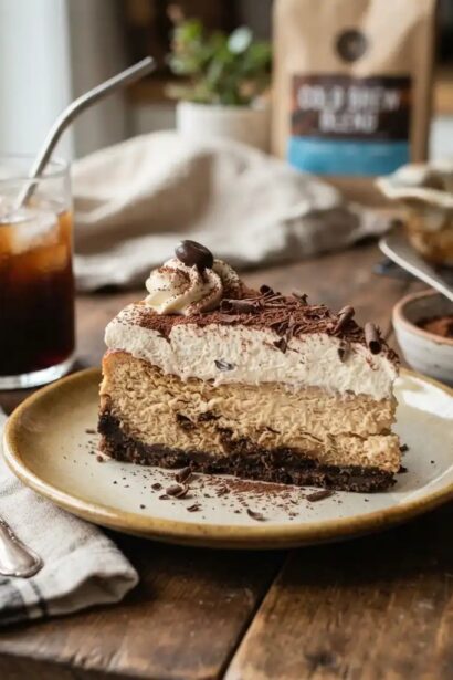 Heavenly Tiramisu Cold Brew Cheesecake: A Decadent Delight!