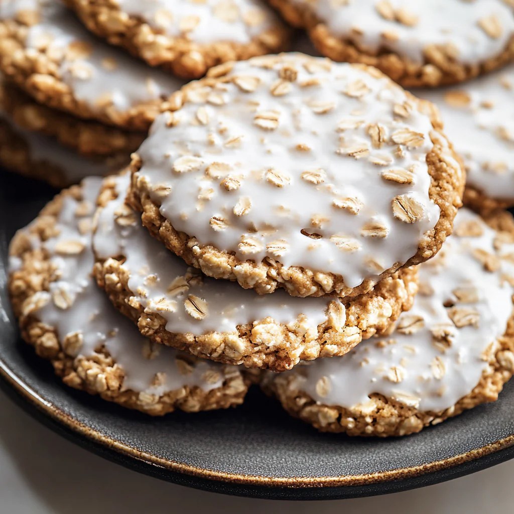 Irresistible Brown Butter Iced Oatmeal Cookies Recipe