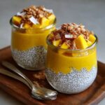 Mango Coconut Chia Pudding Parfaits