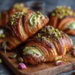 Pistachio Cream Croissants