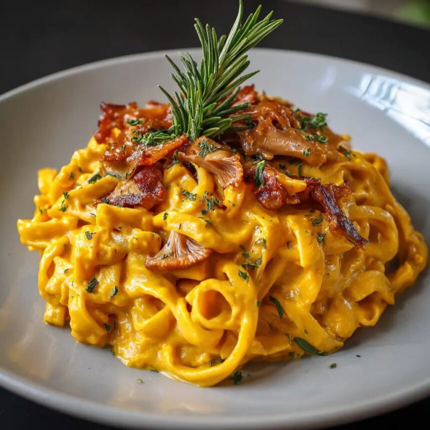 Pumpkin Alfredo Pasta