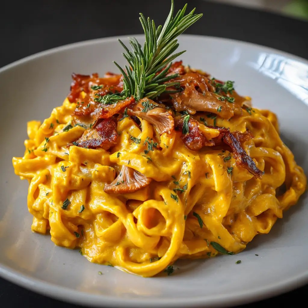 Pumpkin Alfredo Pasta