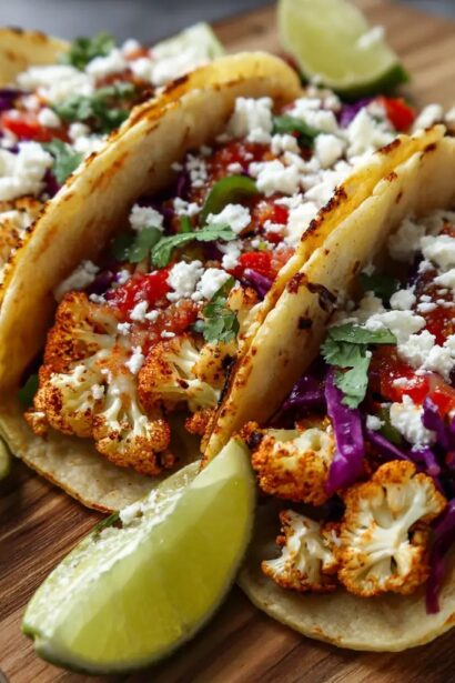 Roasted Cauliflower Tacos