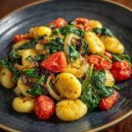 Sautéed Gnocchi with Spinach and Tomatoes