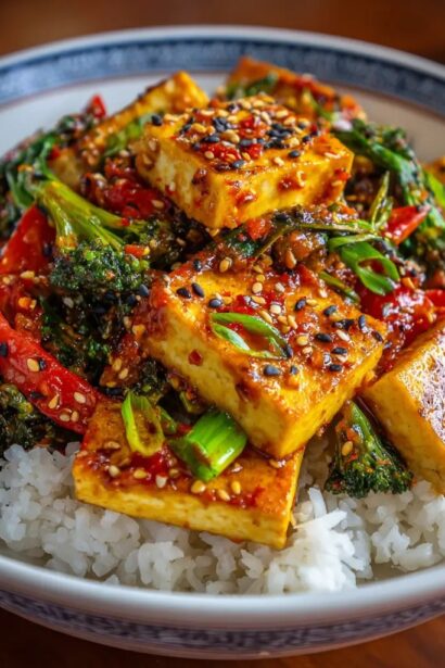 Sweet Chili Tofu Stir Fry