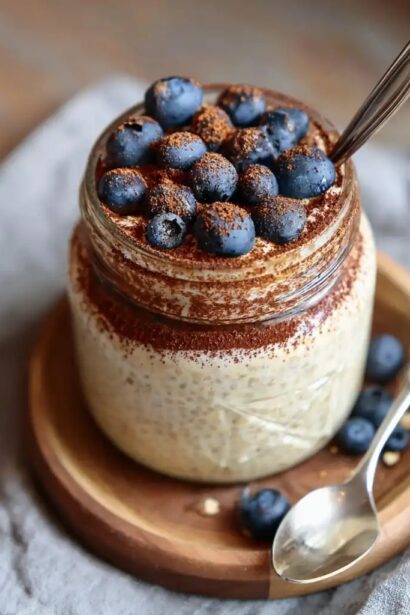 Tiramisu Inspired Overnight Oats
