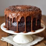 Triple Chocolate Fudge Cake