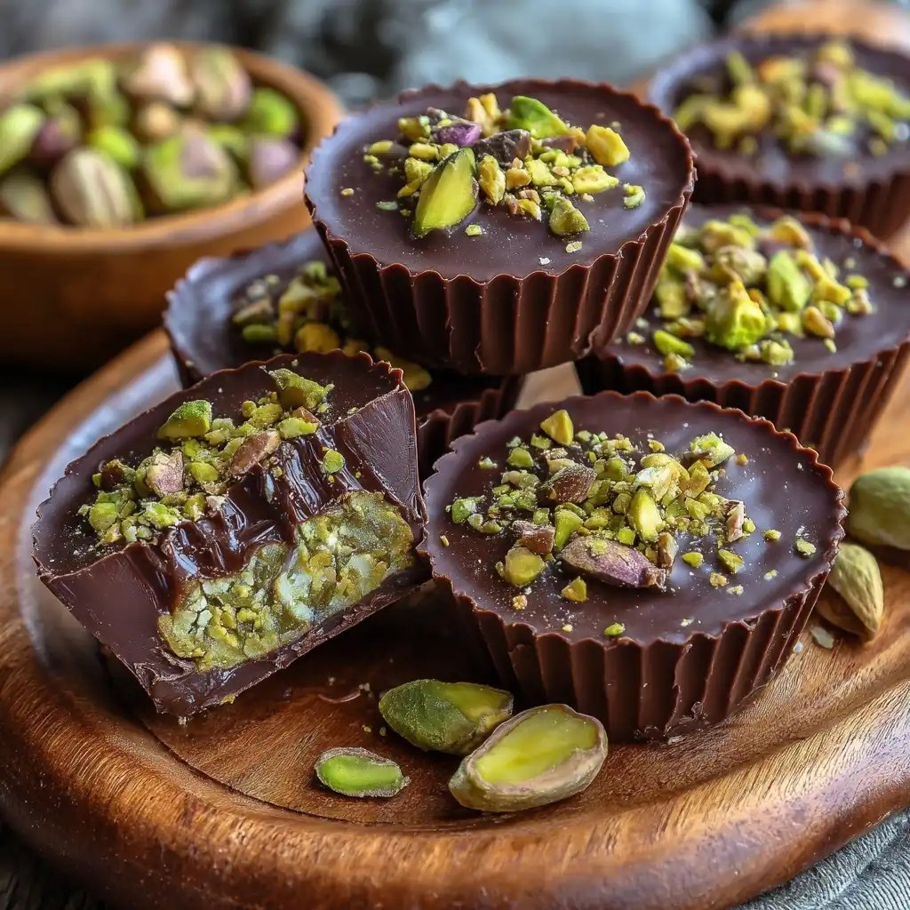 Viral Dubai Chocolate Pistachio Cups