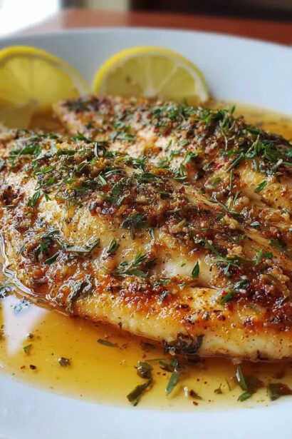 Zesty Lemon Garlic Tilapia