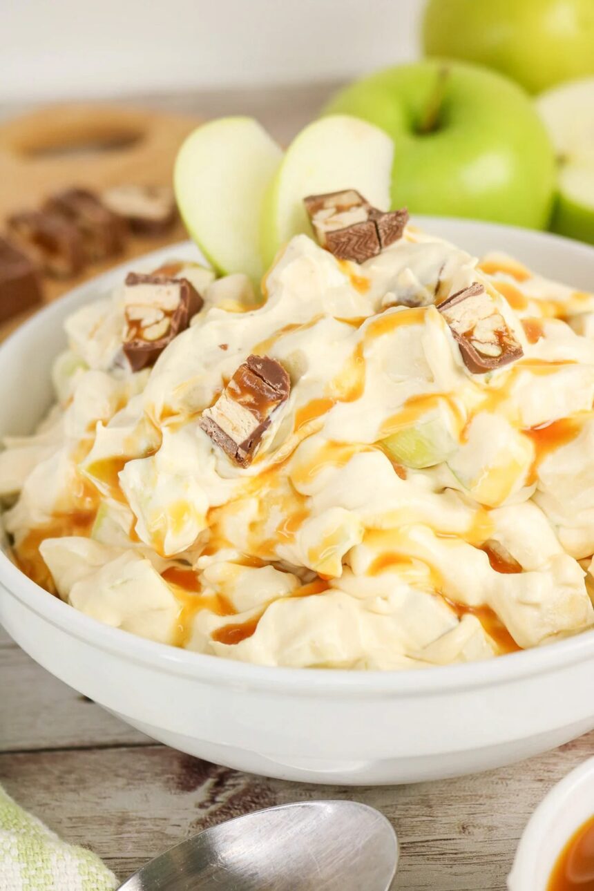 Apple Snickers Salad | She's Not Cookin'