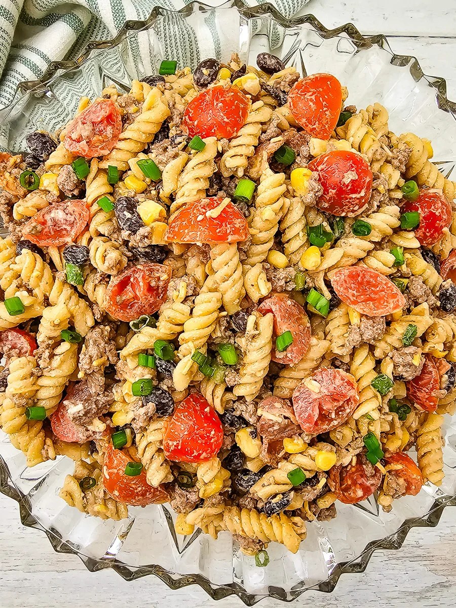 Cowboy Pasta Salad | She's Not Cookin'