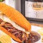 Crockpot French Dip Sandwiches | She's Not Cookin'