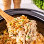 Crockpot Ritz Cracker Chicken Casserole | She's Not Cookin'