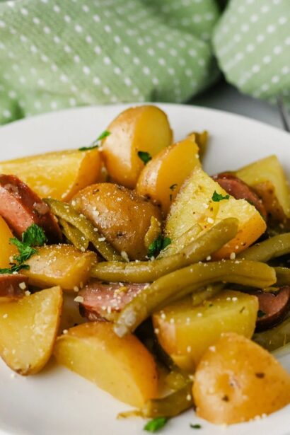 Crockpot Swamp Potatoes | She's Not Cookin'