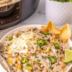 Crockpot White Chicken Chili | She's Not Cookin'