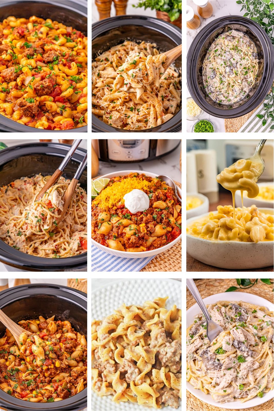 Dump & Go Crockpot Pasta Recipes for Busy Weeknights | She's Not Cookin'