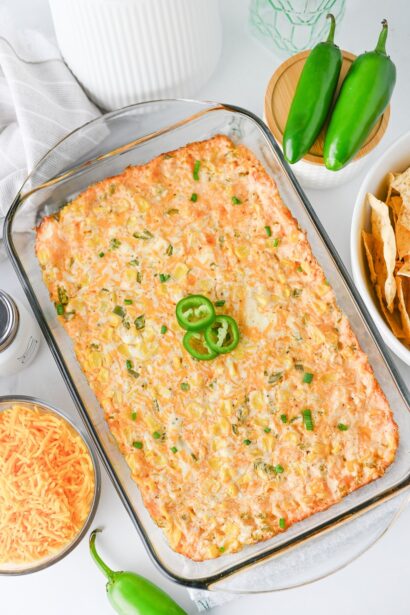 Hot Jalapeno Corn Dip Recipe | She's Not Cookin'