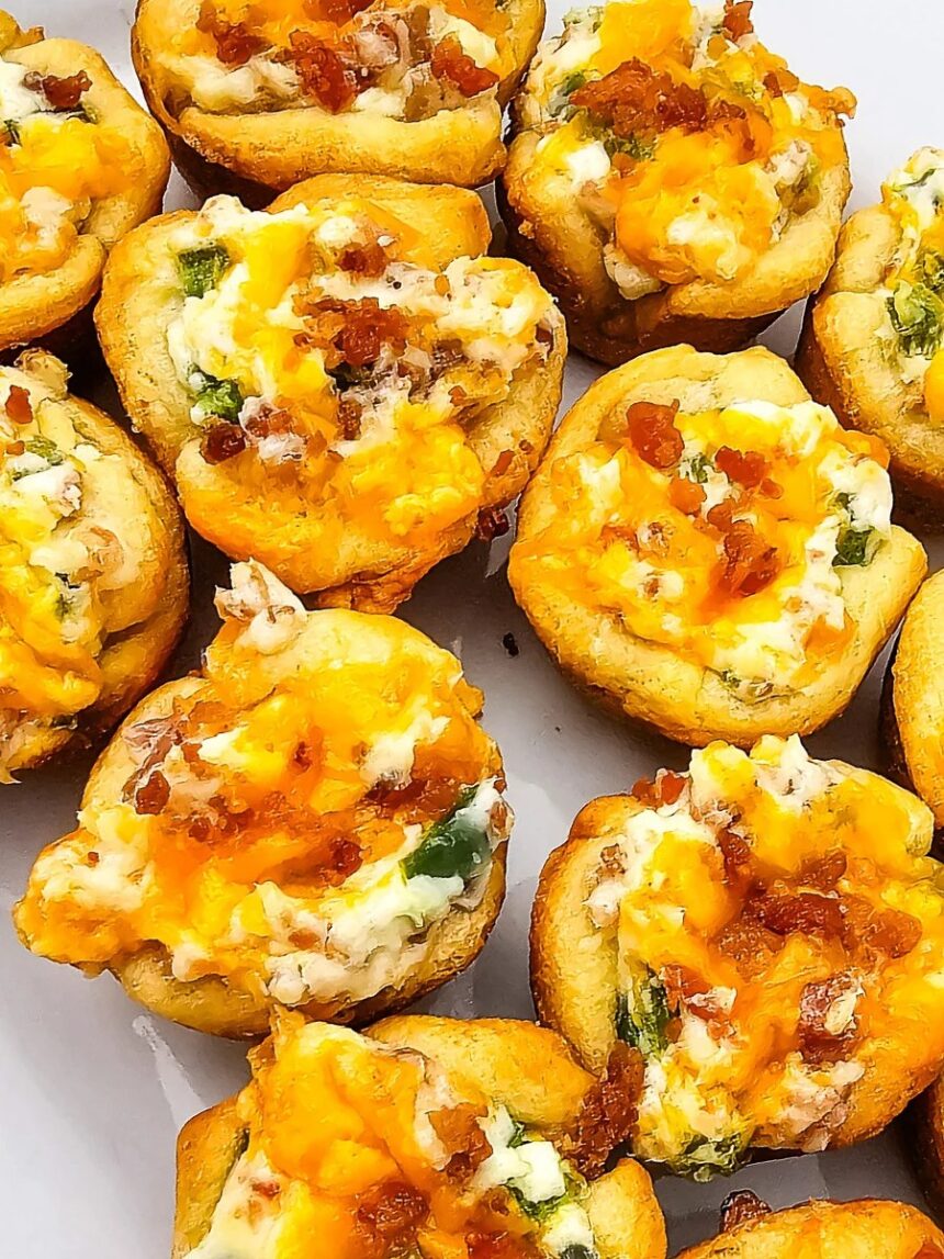 Jalapeno Bacon Crescent Roll Bites | She's Not Cookin'